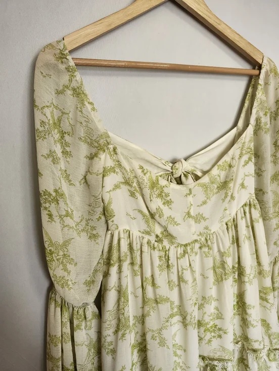 Urban Outfitters Fairy Print Babydoll Dress Size M - Picture 2 of 11
